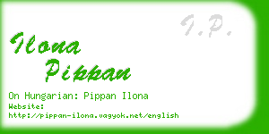 ilona pippan business card